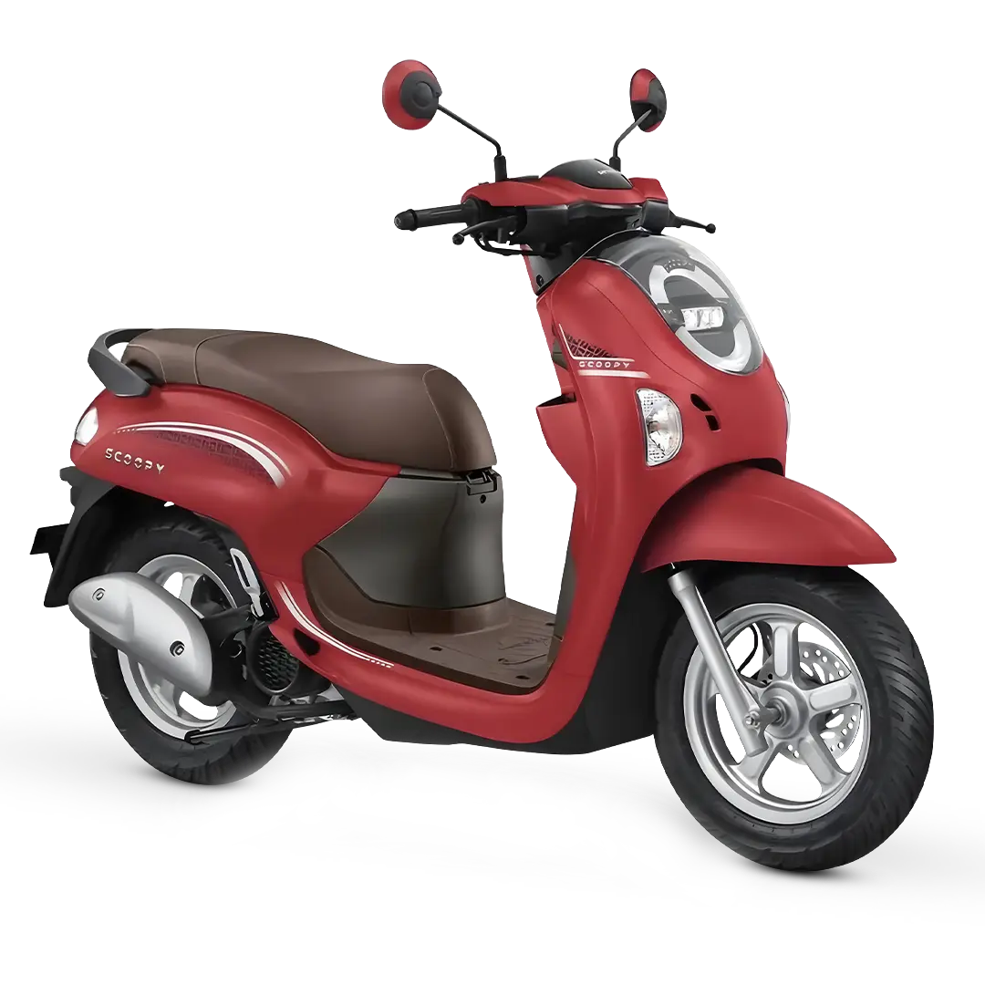 HONDA SCOOPY STYLISH 2025 RED