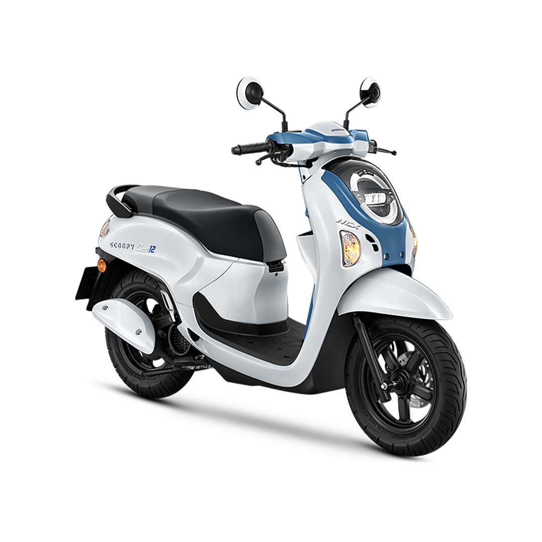 Scoopy 110 Blue White (Trasparent)