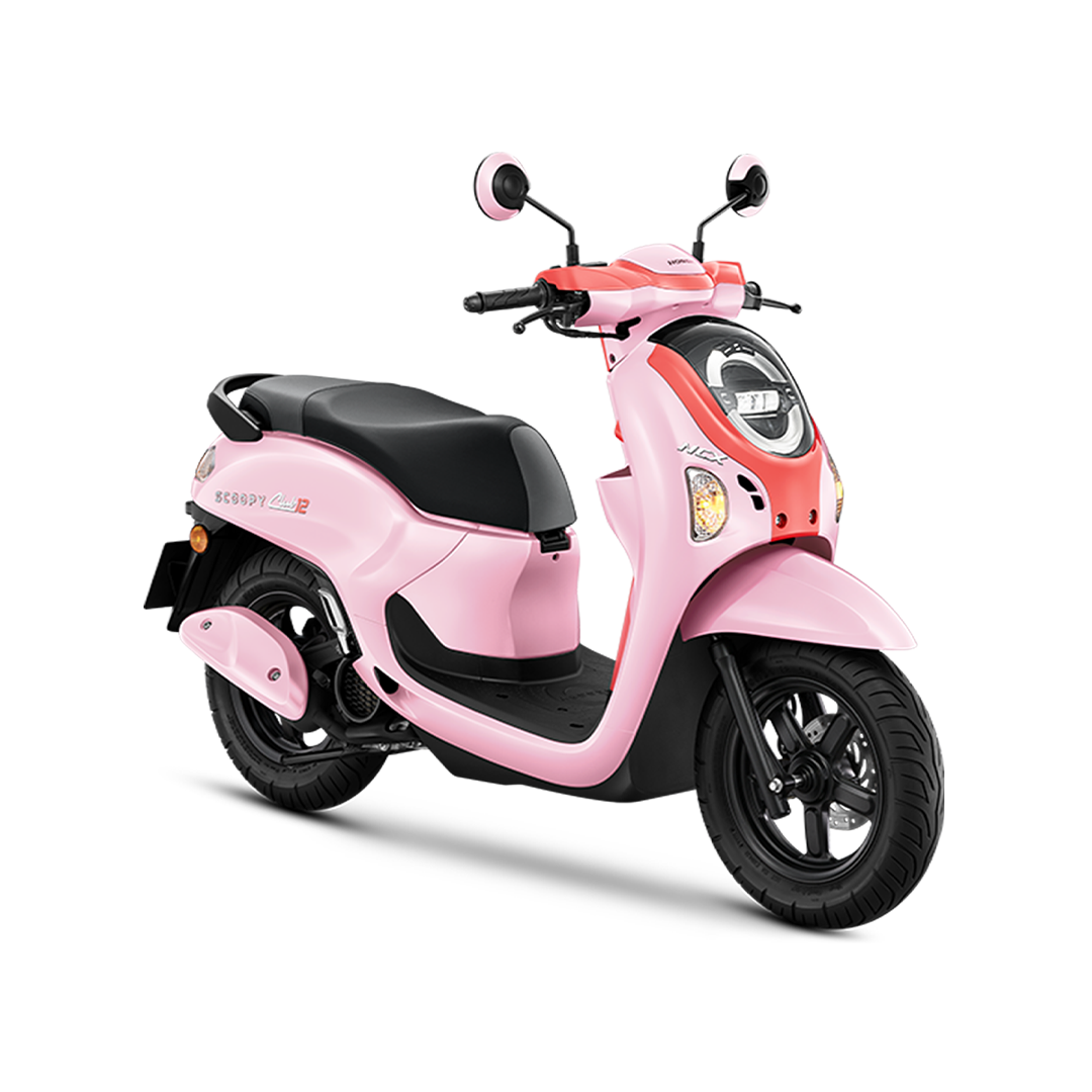 Scoopy 110 Orange Pink (Trasparent)