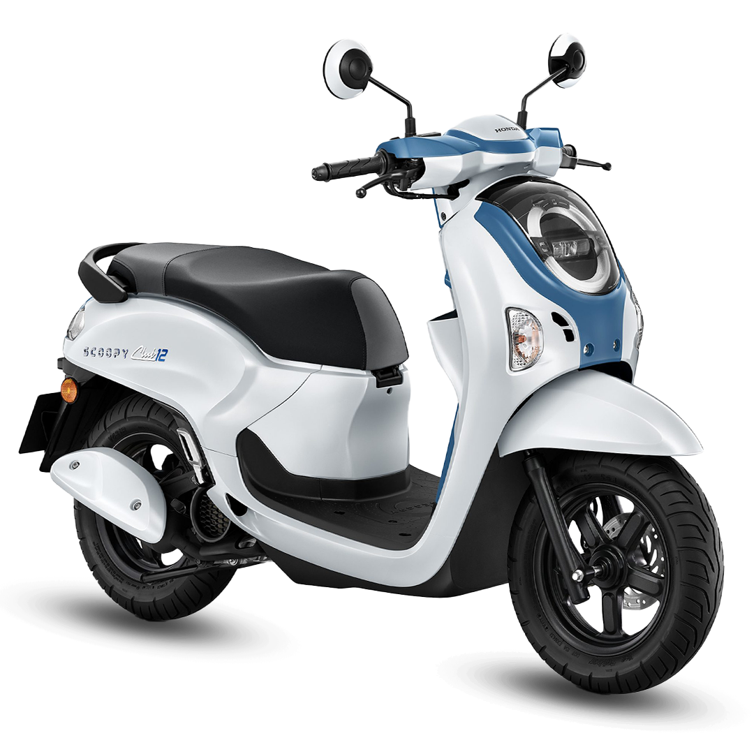 Scoopy Club 12 - Blue White (Transparent)