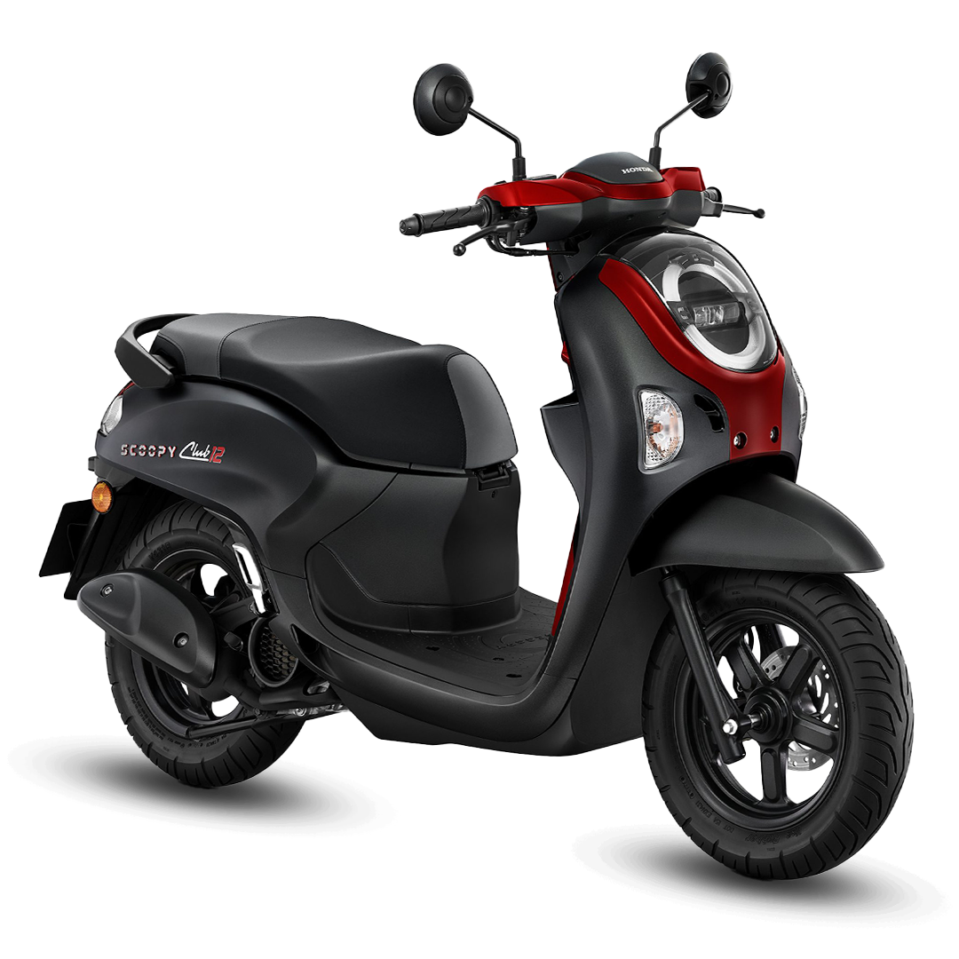Scoopy Club 12 - Red Black (Transparent)